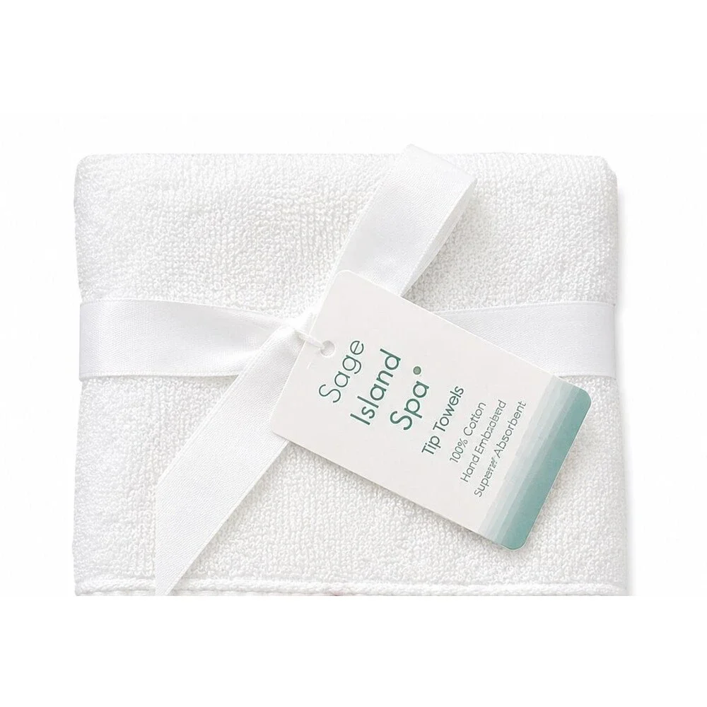 Flamingo Fingertip Towels Set of 2 Embroidered Guest Bath Beach House Summer